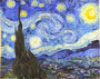 Logo Blog Astronoma. Pintura de Van Gogh: Noche estrellada.