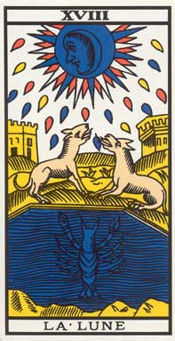 La Luna, Arcano XVIII del Tarot