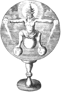 Ilustración de la obra de J. de M. Snyders, Metamorphosis planetarum.