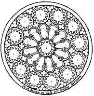 Villard de Honnecourt, Vitral de Chartres, s. XII